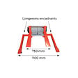 STOCKMAN - Gerbeur manuel STOCKMAN - Charge 181kg - SW181 - vignette