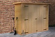 TIMBELA - Abri de jardin extérieur bois - H194x 223 x 123 cm / 2,1 m2 - M348 - vignette