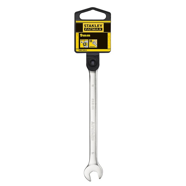 FATMAX - Cle mixte 9mm anti-dérapant - Acier chrome vanadium - large
