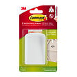 COMMAND - Crochet adhésif pour toile COMMAND Grand Modèle Blanc 2,2 kg - vignette