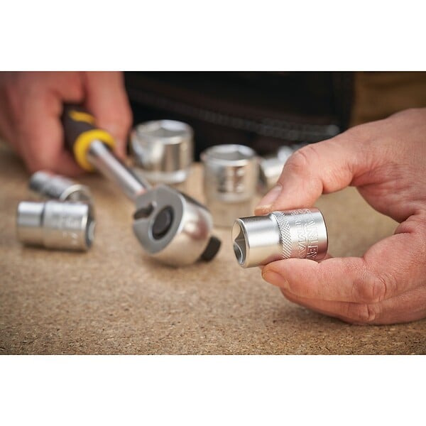 STANLEY Fatmax - Douille 6 pans 12mm 1/2 pouce - Acier - Fatmax - large