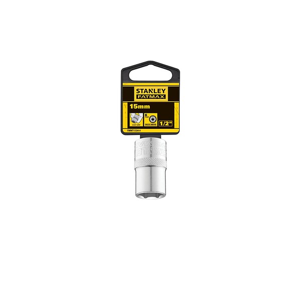 STANLEY Fatmax - Douille acier chromé-vanadium FatMax 1/2 pouce 6 pans 15mm - large