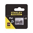 STANLEY - Embout de tournevis Pozidriv PZ2 - Lot de 2 pièces - 25mm - vignette
