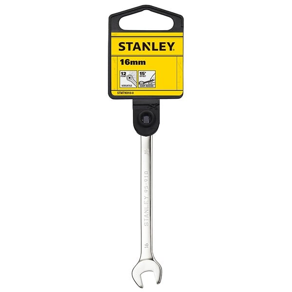 STANLEY - Clé mixte - Acier forgé - 16mm - large