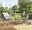 Fauteuil à bascule Swing - Gris clair - vignette