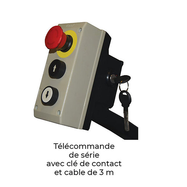 STOCKMAN - Table élévatrice électrique plateau en U économique 380V capacité 1000 kg HULC1000/380V Stockman - large