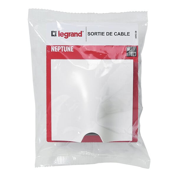 LEGRAND - Sortie de câble plastique Neptune Blanc Diam.5-13 mm - large