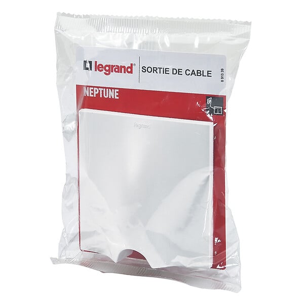 LEGRAND - Sortie de câble plastique Neptune Blanc Diam.5-13 mm - large