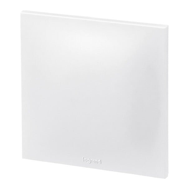 LEGRAND - Plaque obturatrice Neptune - Blanc - 1 module - large