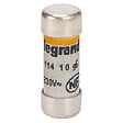 LEGRAND - Cartouche fusible céramique 10A - Avec témoin visuel - 8,5x23mm - vignette