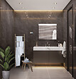MP GLASS - Miroir LED Blue vibes - 70x80cm - vignette