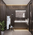MP GLASS - Miroir LED Blue vibes - 70x120cm - vignette