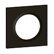 LEGRAND - Plaque de finition carrée Dooxie 1 poste Noir velours - vignette