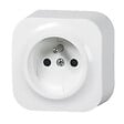 ARNOULD - Prise de courant avec terre saillie Profil Eco - 16A - Blanc - vignette