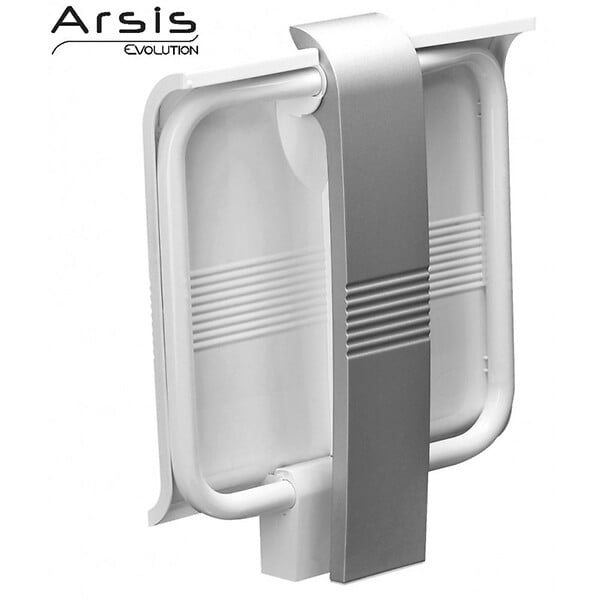 PELLET - Tabouret de douche déclipsable et interchangeable Arsis Pellet - Ø 25 mm - Blanc/Gris - large