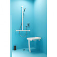 PELLET - Tabouret de douche déclipsable et interchangeable Arsis Pellet - Ø 25 mm - Blanc - vignette