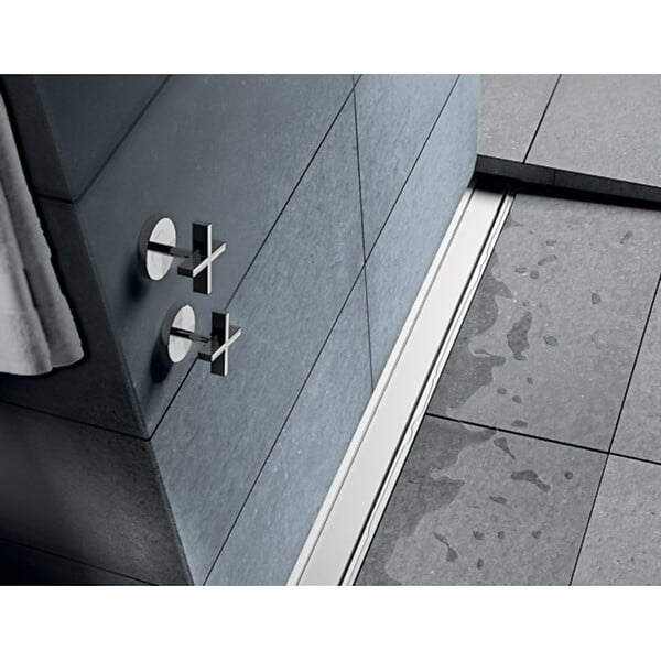 NICOLL - caniveau de douche inox réversible 790mm + natte - sicanatfh80r - large