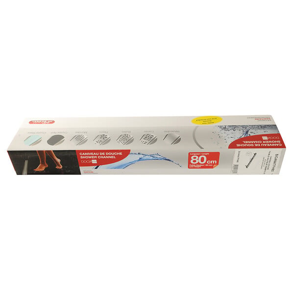 NICOLL - caniveau de douche inox réversible 790mm + natte - sicanatfh80r - large