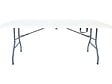 HABITAT ET JARDIN - Table de jardin pliante "Foldy" - 180 x 74 x 74 cm - Blanc - vignette