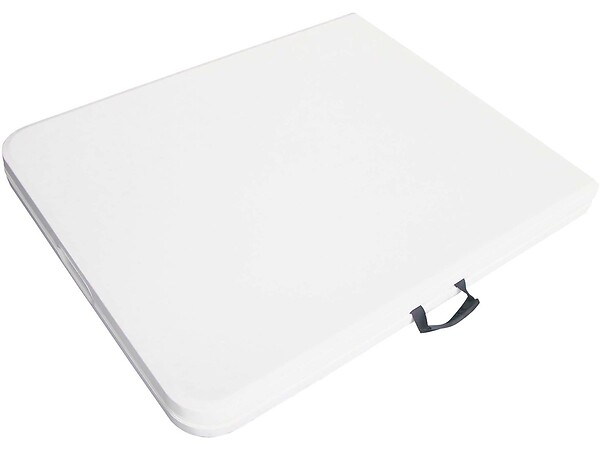 HABITAT ET JARDIN - Table de jardin pliante "Foldy" - 180 x 74 x 74 cm - Blanc - large