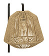 ATMOSPHERA - Lampadaire pied en métal noir et abat-jour Beige H 150 cm - vignette