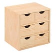 ASTIGARRAGA KIT LINE - Mini bloc 6 tiroirs en pin - 28 x 28 x 20cm - vignette