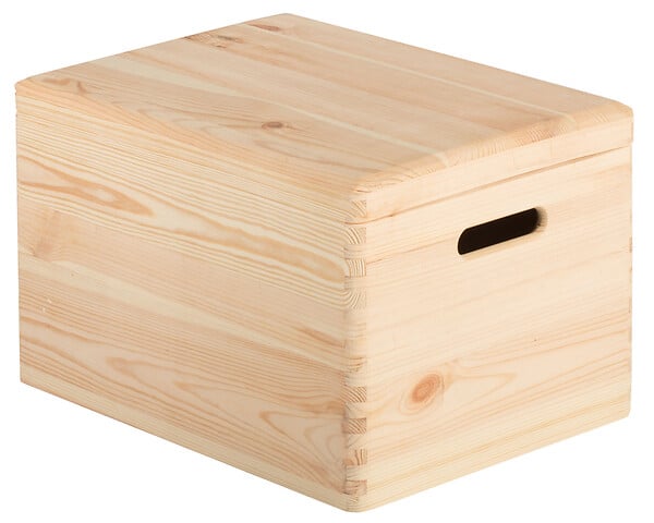 ASTIGARRAGA KIT LINE - Caisse bois pin brut 40x30x23 - 27,6 L - large