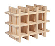 ASTIGARRAGA KIT LINE - Casier à bouteilles modulaire Rioja en pin 9 bouteilles 32.5x43x22cm - vignette