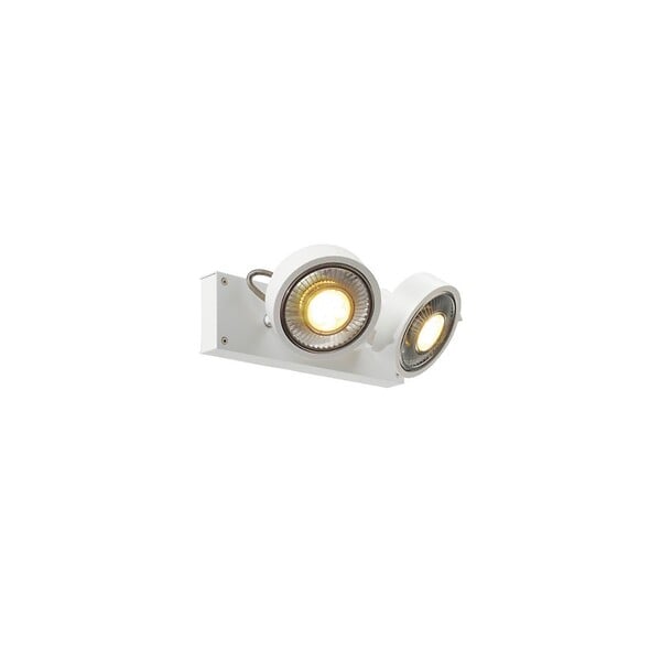 SLV - Plafonnier Kalu 2 Spot Qpar111 - Blanc Mat - 2x75w - large