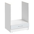 CUISINEANDCIE - Cuisineandcie - Meuble pour four encastrable Eco Blanc Brillant L 60 cm - vignette