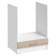 CUISINEANDCIE - Cuisineandcie - Meuble pour four encastrable Eco Chene Naturel L 60 cm - vignette