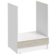 CUISINEANDCIE - Cuisineandcie - Meuble pour four encastrable Eco Noyer Blanchi L 60 cm - vignette