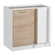 CUISINEANDCIE - Cuisineandcie - Meuble d'angle bas Eco Chene Naturel 1 porte L 105 cm - vignette