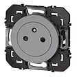 LEGRAND - Prise de courant 2P+T Surface Dooxie - Aluminium - 16A - vignette