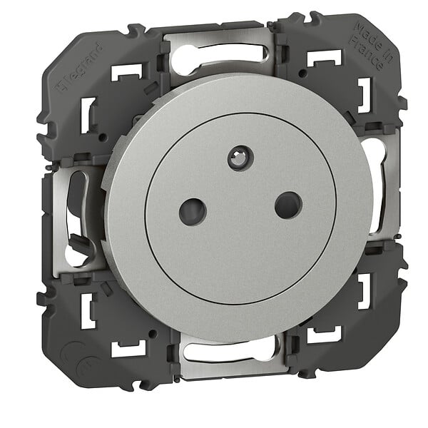 LEGRAND - Prise de courant 2P+T Surface Dooxie - Aluminium - 16A - large