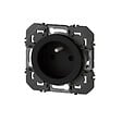 LEGRAND - Prise de courant 2P+T 16A - Dooxie - Noir - Bornes automatiques - vignette