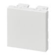 LEGRAND - Obturateur mural Mosaic blanc - 2 modules - vignette