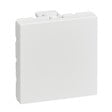 LEGRAND - Obturateur mural Mosaic blanc - 2 modules - vignette