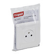 LEGRAND - Prise de courant Surface Mosaic blanc avec plaque - vignette