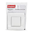 LEGRAND - Interrupteur va-et-vient Mosaic Blanc 10A avec plaque - vignette