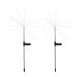 LUMISKY - 2 Balises solaires à planter FIREWORKS SPIKE H97cm - vignette