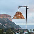 LUMISKY - Suspension nomade FUJY Bois Poly rotin D40CM - vignette