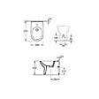 VILLEROY ET BOCH - Bidet sur pied O.NOVO - Bidet sur pieds blanc - 360 x 560 x 400 mm - réf : 54610001 - VILLEROY ET BOCH - vignette