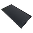 STANO - Receveur de douche 80 x 120 cm extra plat noir SALVI en SoliCast® surface ardoisée - vignette