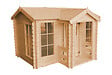 TIMBELA - TIMBELA M520 Maison en bois pour enfants - 241x187xH151cm / 2.63 m2 - vignette