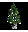 FEERIC LIGHTS & CHRISTMAS - Arbre de Noël lumineux Sapin artificiel avec décoration et guirlande lumineuse H 50 cm - vignette
