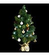 FEERIC LIGHTS & CHRISTMAS - Arbre de Noël lumineux Sapin artificiel avec décoration et guirlande lumineuse H 50 cm - vignette