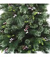 FEERIC LIGHTS & CHRISTMAS - Sapin de Noël artificiel Vert avec Pommes de pin et Baies rouges H 210 cm - vignette