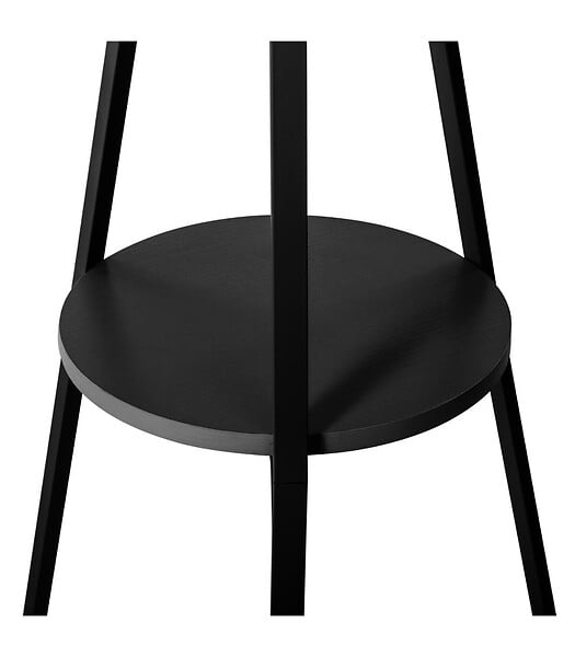 5 FIVE SIMPLY SMART - Porte-manteaux en Métal et Bois Noir 9 Patères H 180 cm - large
