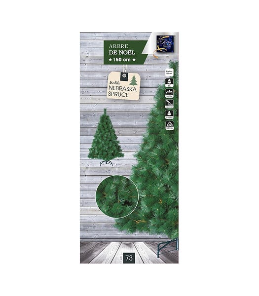 FEERIC LIGHTS & CHRISTMAS - Sapin de Noël artificiel qualité Luxe Vert H 150 cm - large